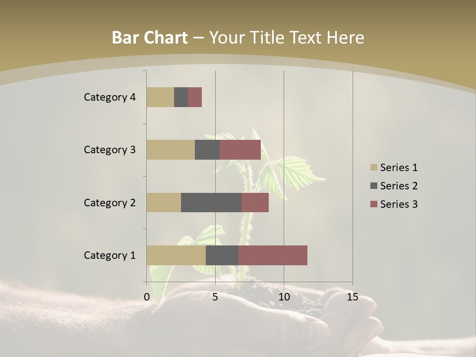 Holding Man Symbol PowerPoint Template