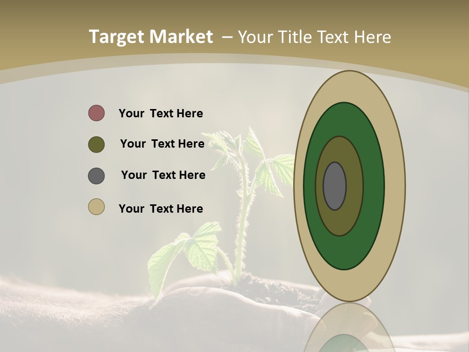 Holding Man Symbol PowerPoint Template