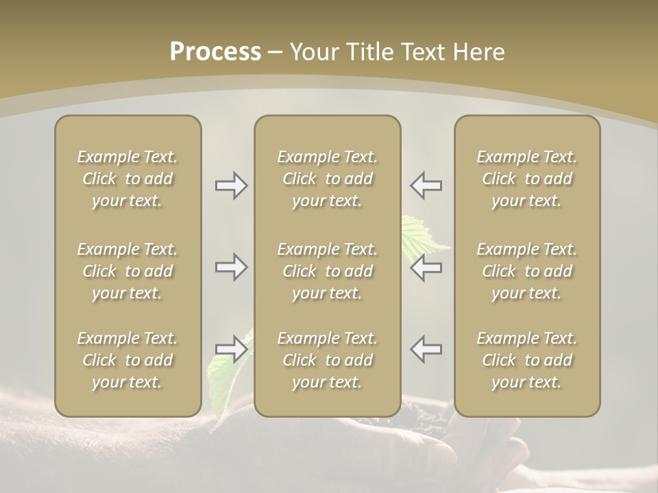 Holding Man Symbol PowerPoint Template