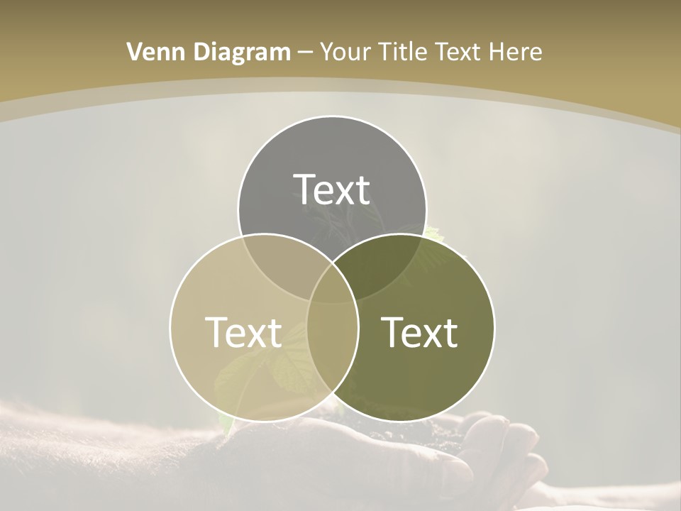 Holding Man Symbol PowerPoint Template