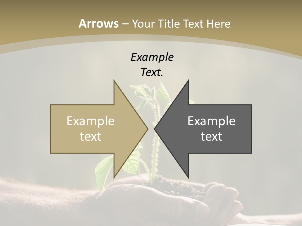 Holding Man Symbol PowerPoint Template