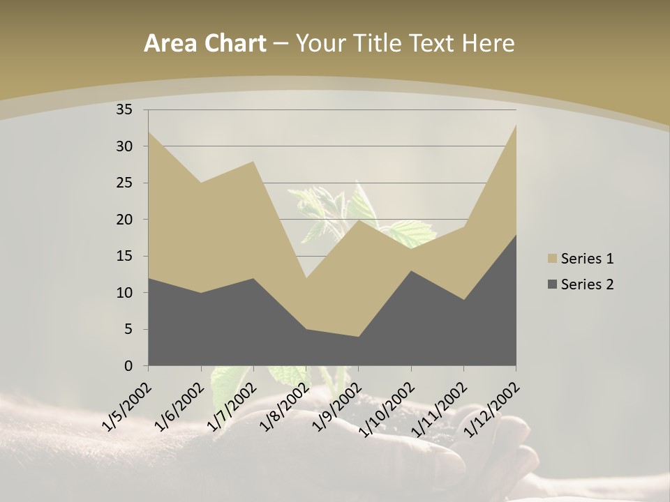 Holding Man Symbol PowerPoint Template