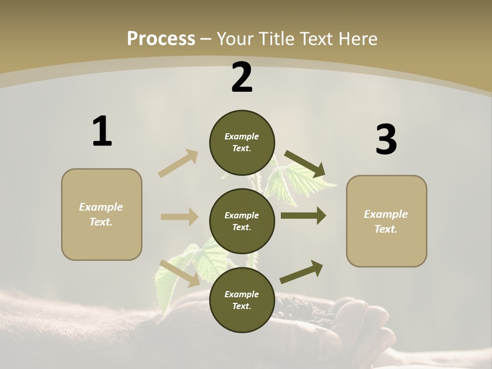 Holding Man Symbol PowerPoint Template