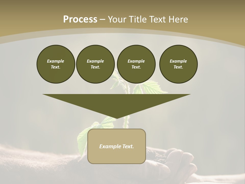 Holding Man Symbol PowerPoint Template