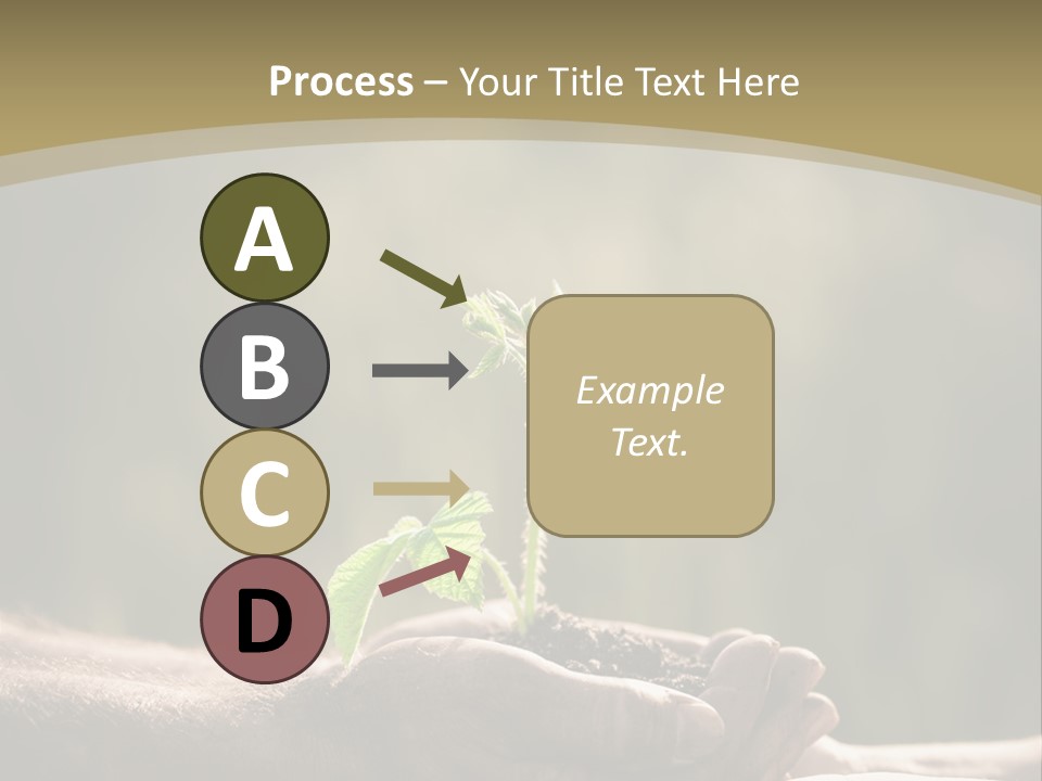 Holding Man Symbol PowerPoint Template