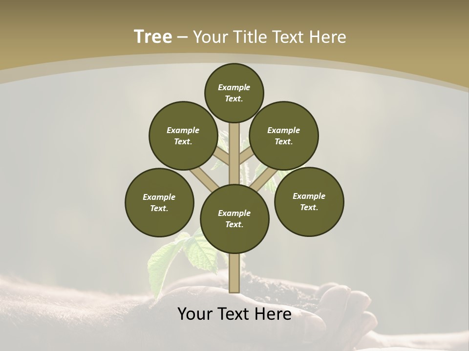 Holding Man Symbol PowerPoint Template