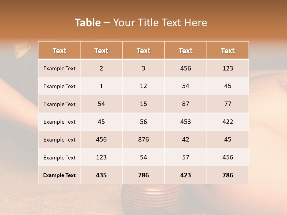 Professional Indoors Salon PowerPoint Template