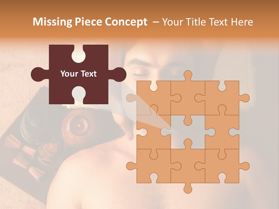 Face Spa Salon Male PowerPoint Template