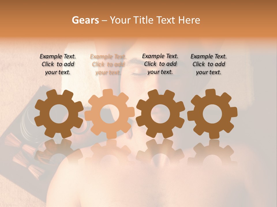 Face Spa Salon Male PowerPoint Template