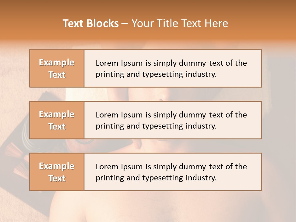 Face Spa Salon Male PowerPoint Template