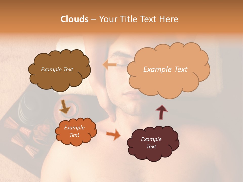 Face Spa Salon Male PowerPoint Template