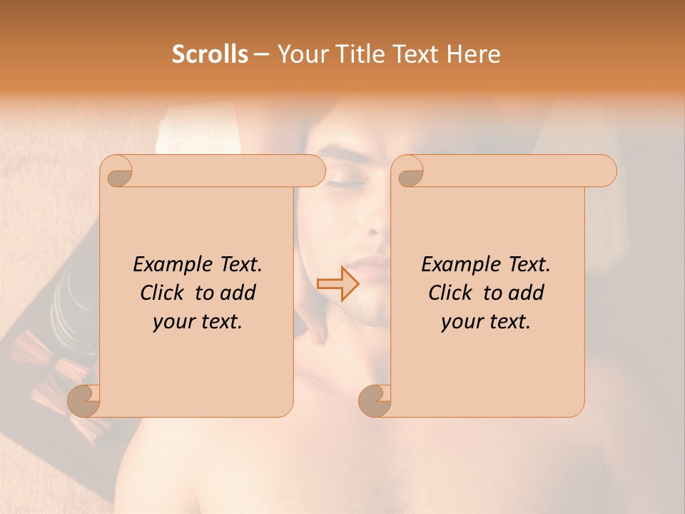 Face Spa Salon Male PowerPoint Template