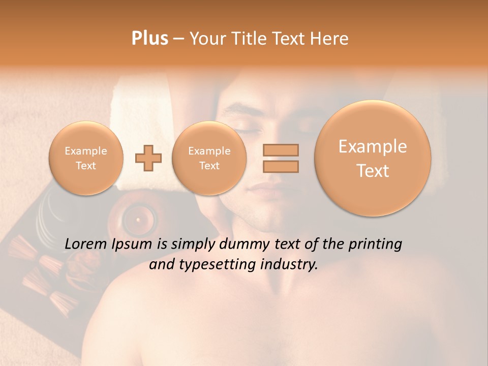 Face Spa Salon Male PowerPoint Template