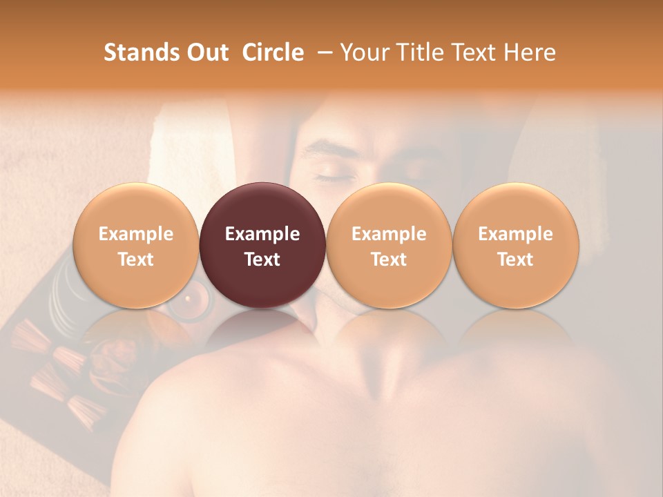 Face Spa Salon Male PowerPoint Template