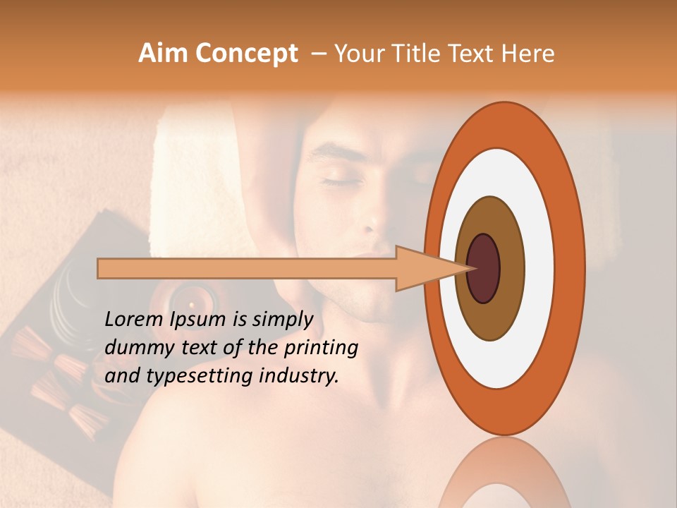 Face Spa Salon Male PowerPoint Template