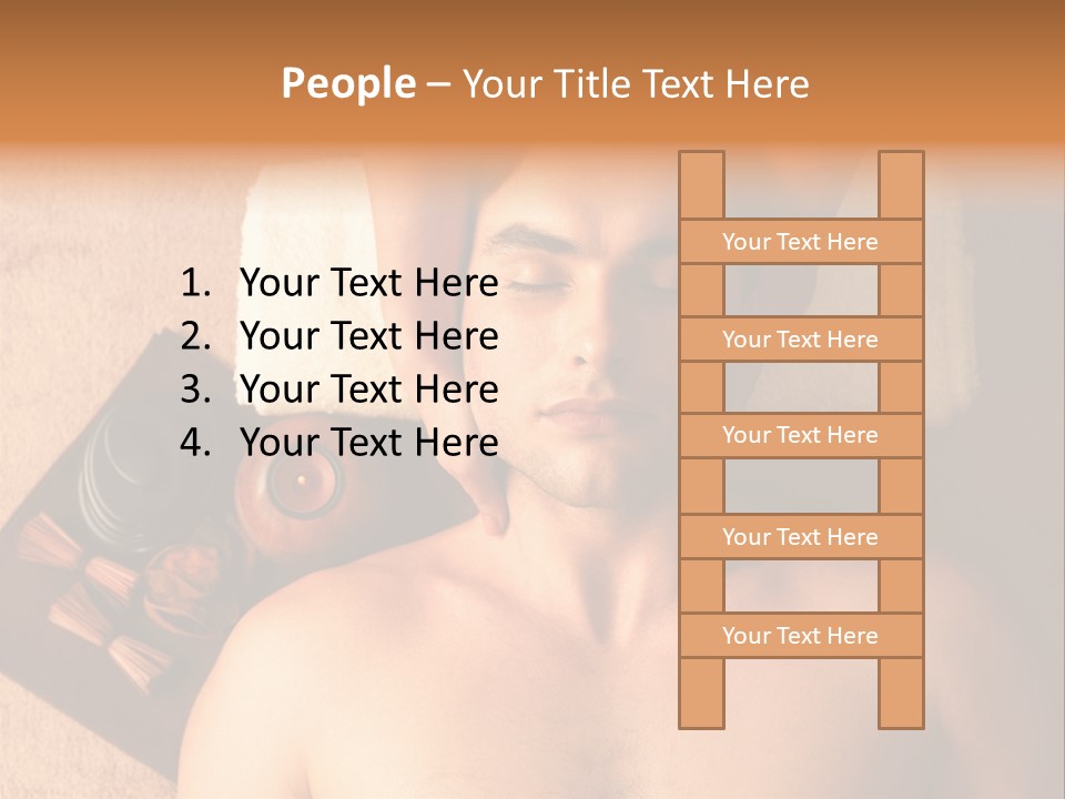 Face Spa Salon Male PowerPoint Template