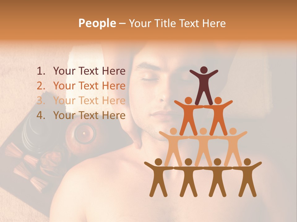 Face Spa Salon Male PowerPoint Template