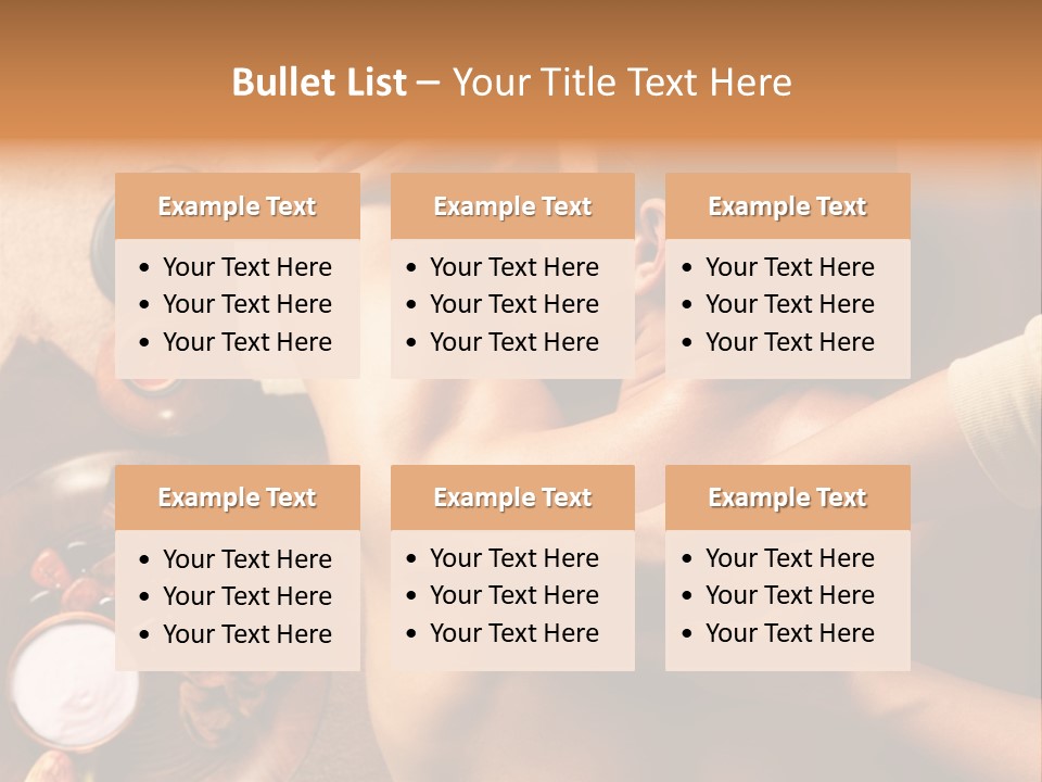 Pampering Indoors Horizontal PowerPoint Template