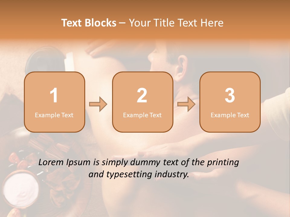 Pampering Indoors Horizontal PowerPoint Template
