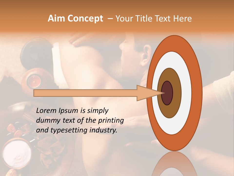 Pampering Indoors Horizontal PowerPoint Template