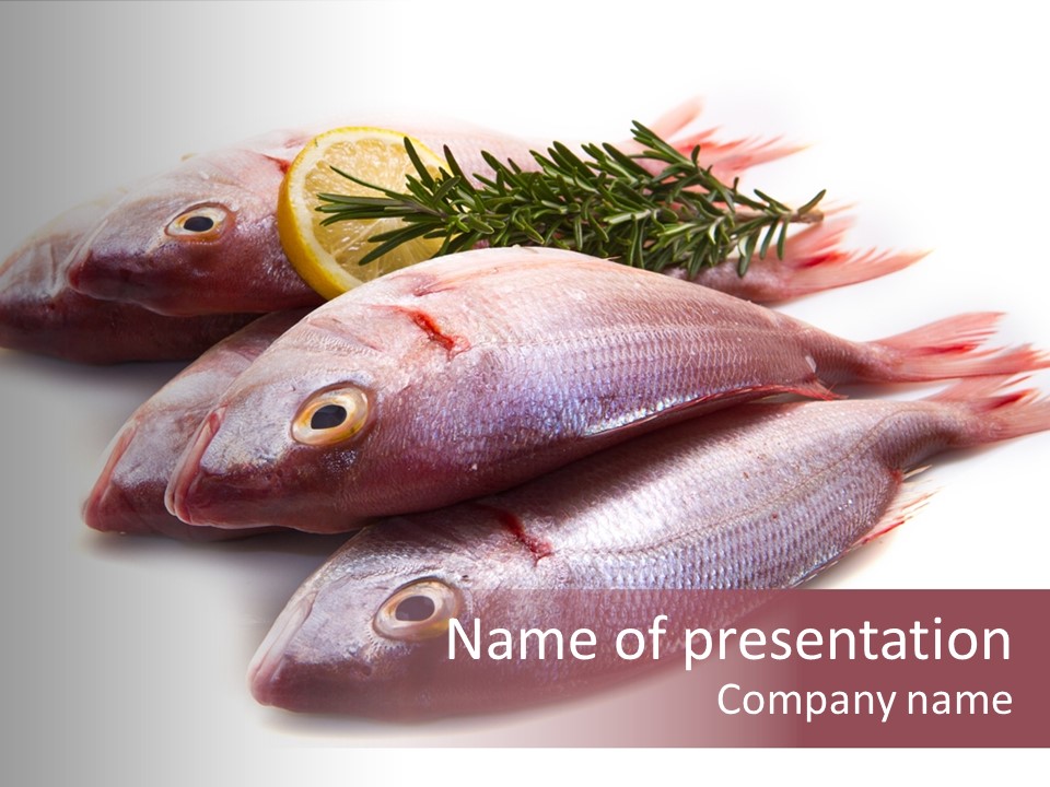 Healthy Single Bream PowerPoint Template