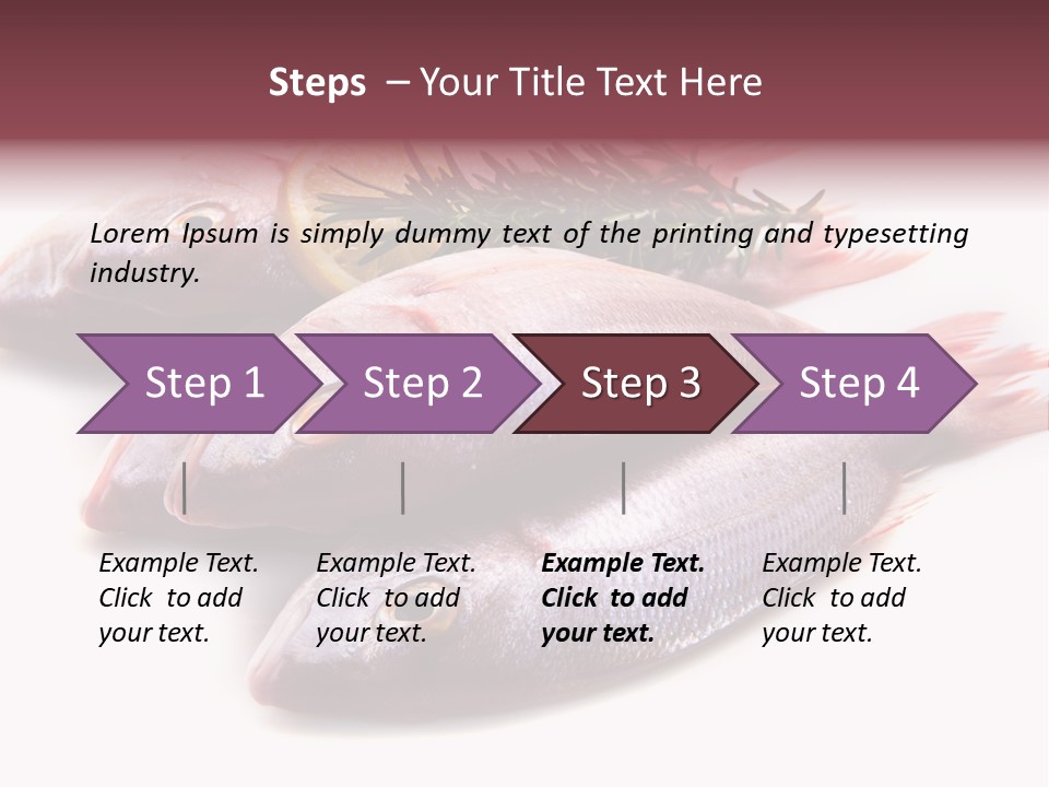 Healthy Single Bream PowerPoint Template