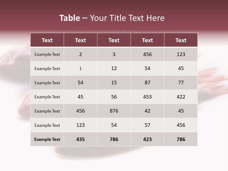 Healthy Single Bream PowerPoint Template