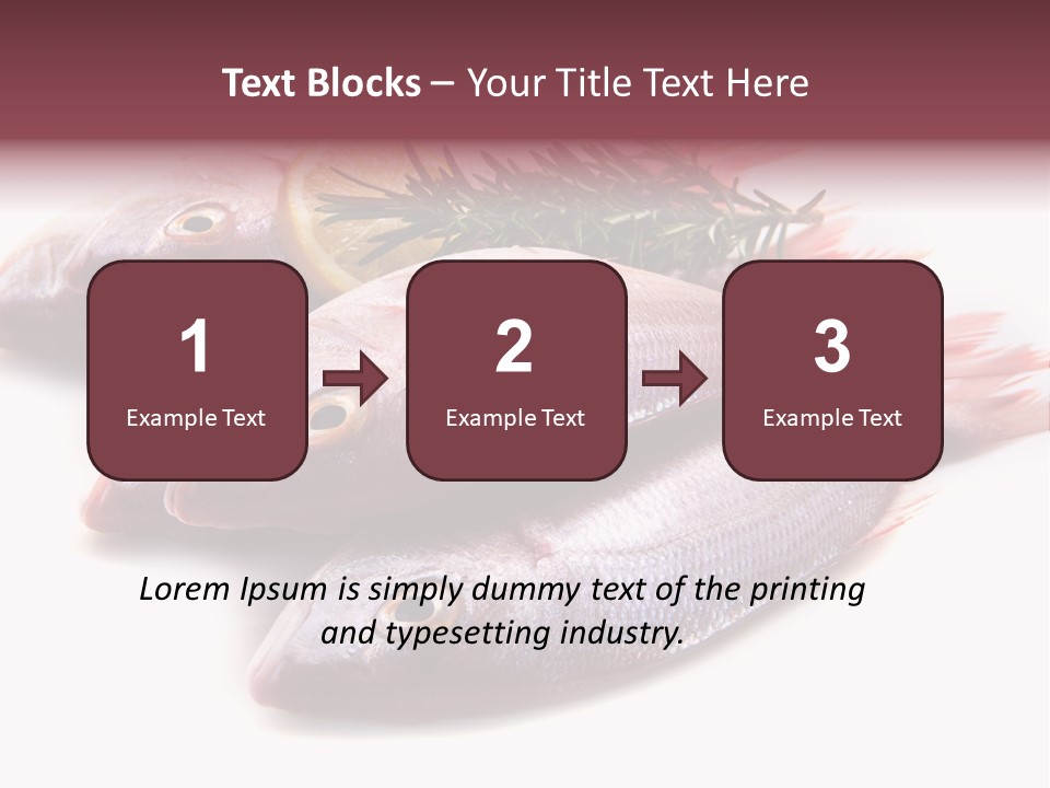 Healthy Single Bream PowerPoint Template