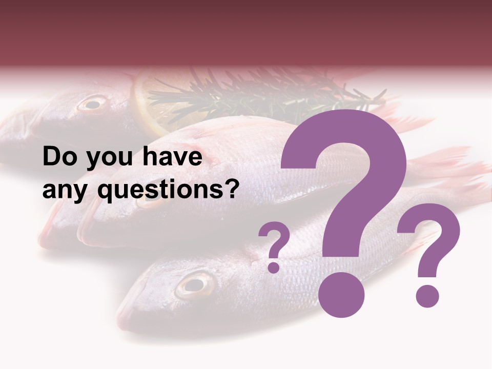 Healthy Single Bream PowerPoint Template