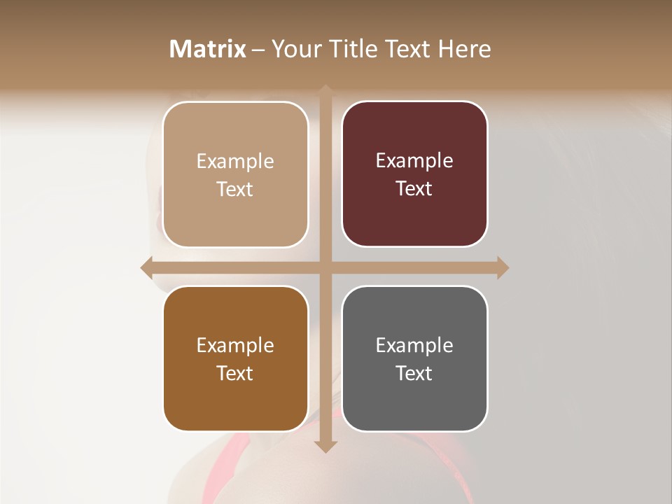 A Woman With Long Hair Is Posing For A Picture PowerPoint Template