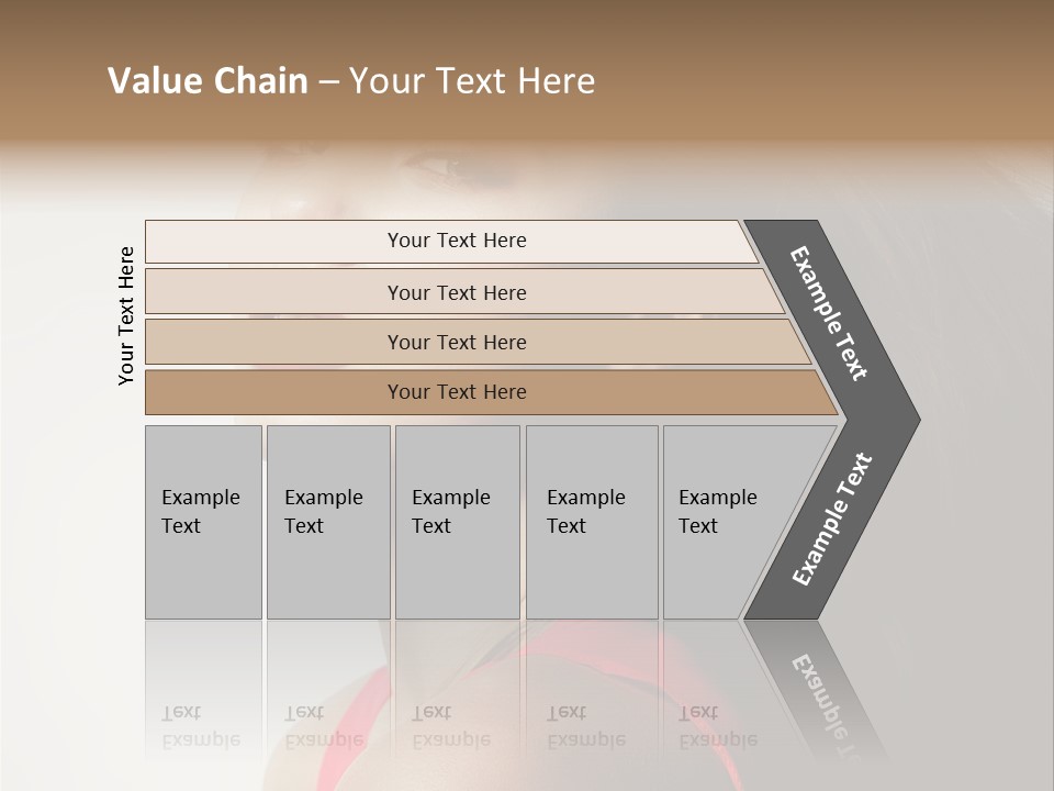 A Woman With Long Hair Is Posing For A Picture PowerPoint Template