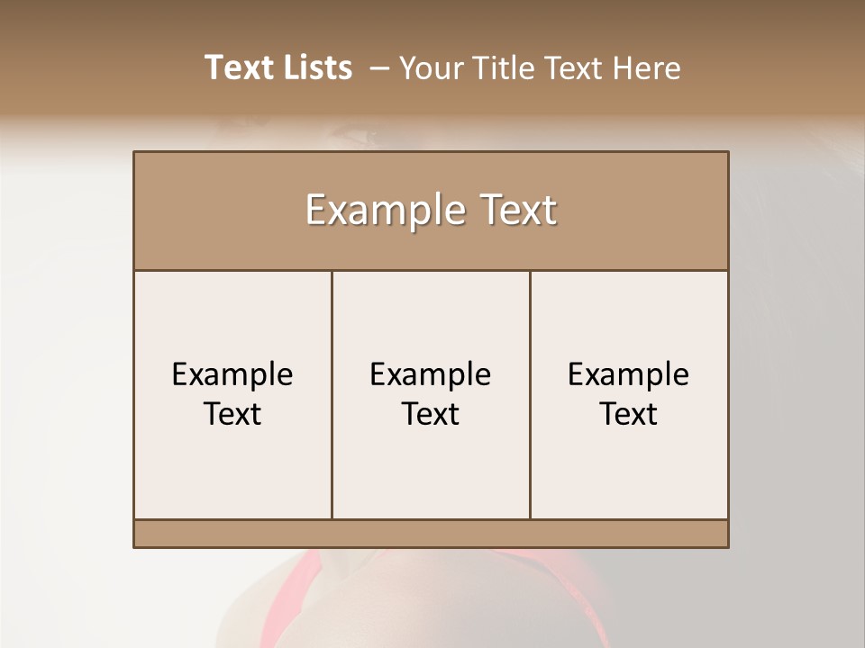 A Woman With Long Hair Is Posing For A Picture PowerPoint Template