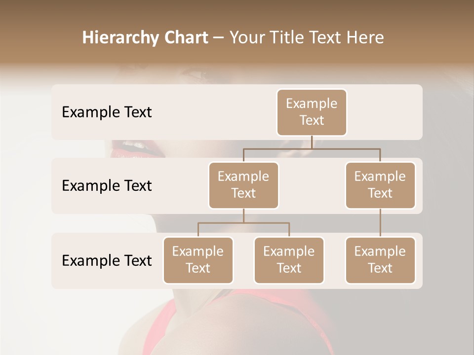 A Woman With Long Hair Is Posing For A Picture PowerPoint Template