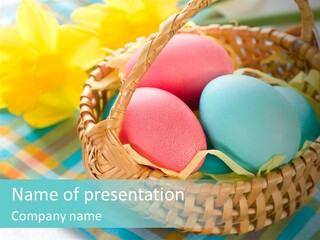 Dad Sky Child PowerPoint Template
