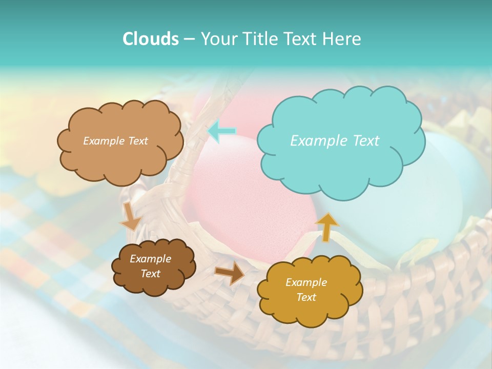 Dad Sky Child PowerPoint Template