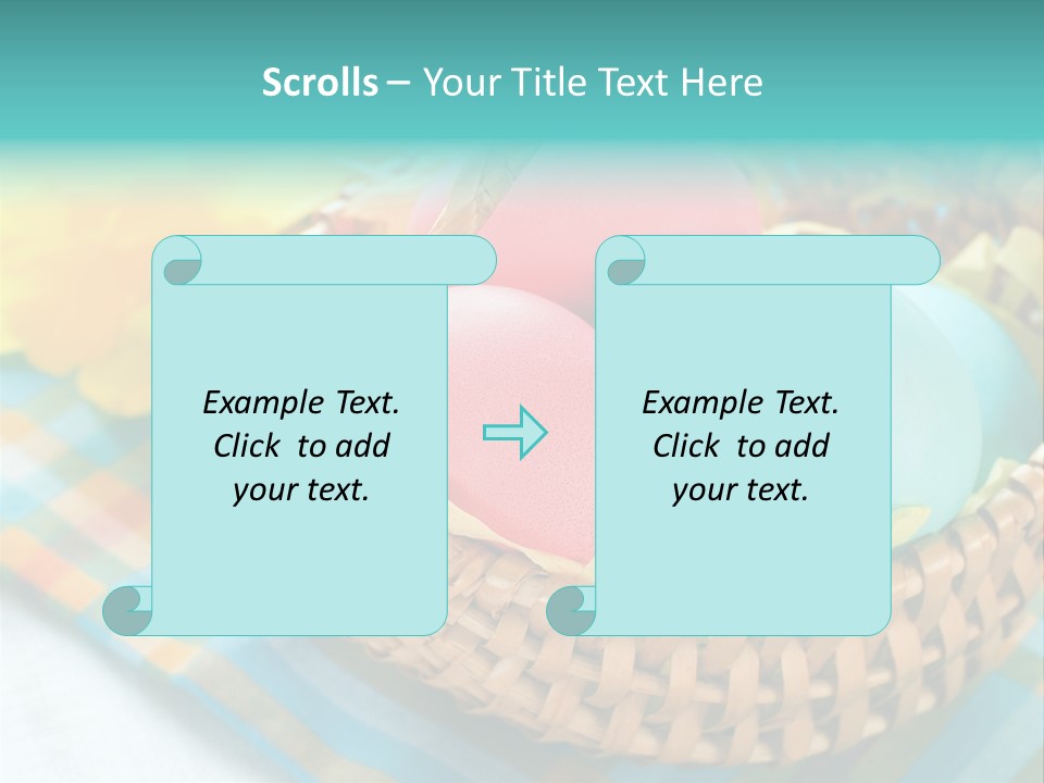 Dad Sky Child PowerPoint Template