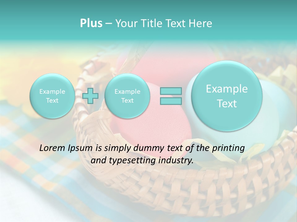 Dad Sky Child PowerPoint Template