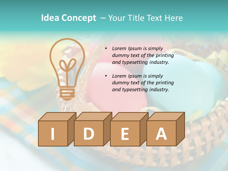 Dad Sky Child PowerPoint Template