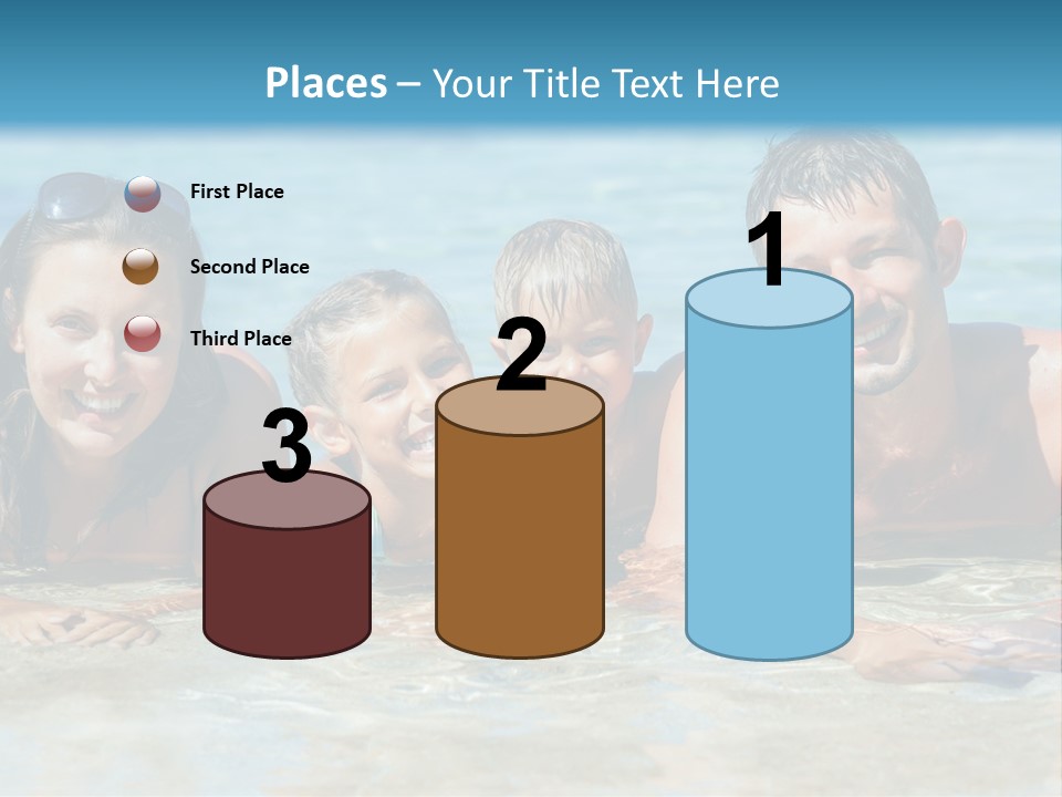 Dad Sky Child PowerPoint Template