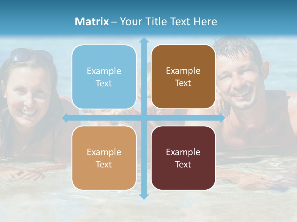 Dad Sky Child PowerPoint Template