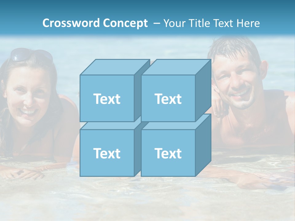 Dad Sky Child PowerPoint Template