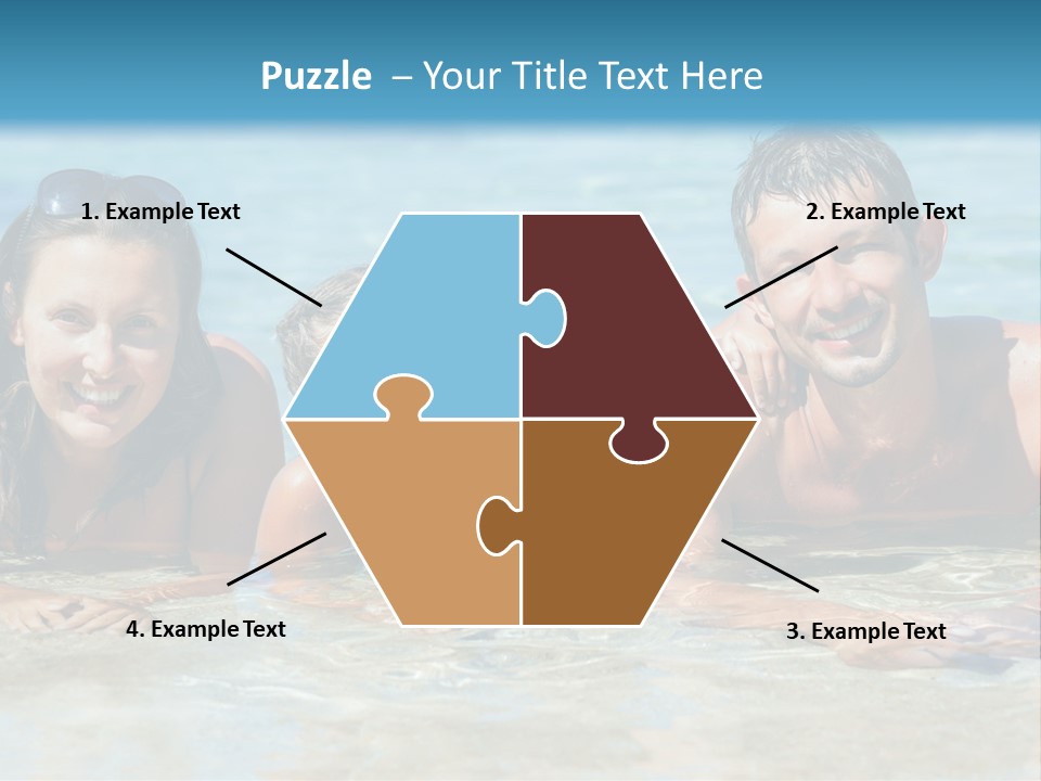 Dad Sky Child PowerPoint Template