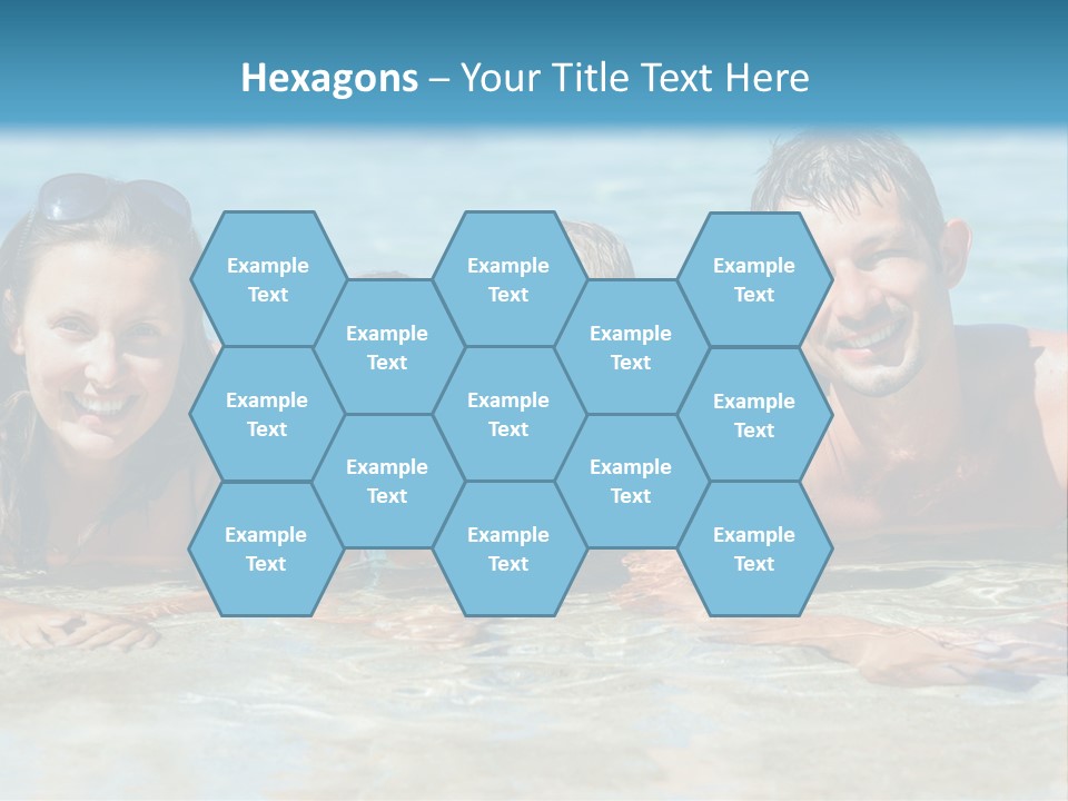 Dad Sky Child PowerPoint Template