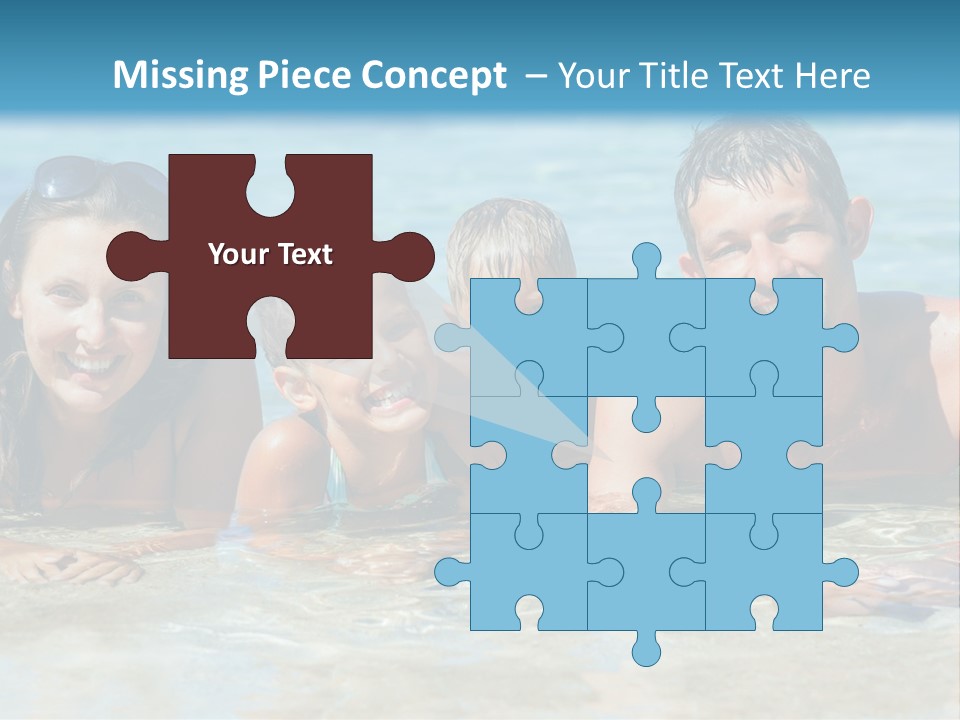 Dad Sky Child PowerPoint Template