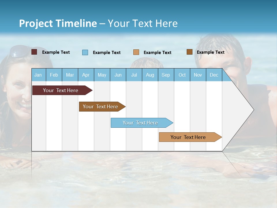 Dad Sky Child PowerPoint Template