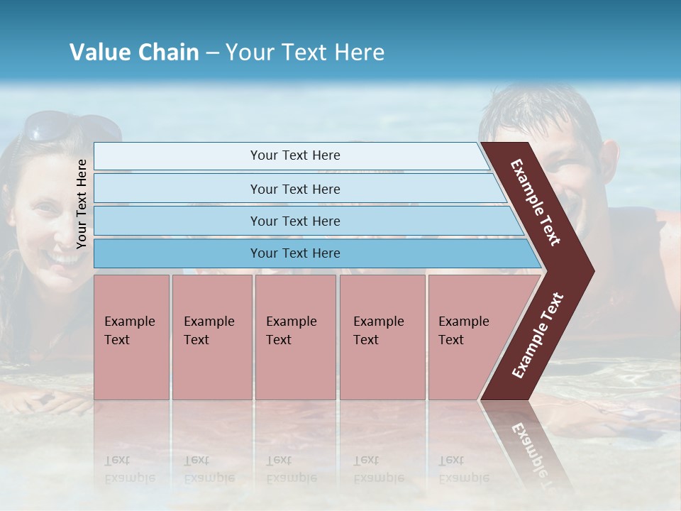 Dad Sky Child PowerPoint Template