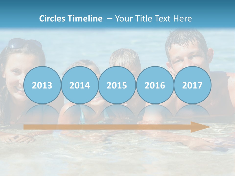 Dad Sky Child PowerPoint Template