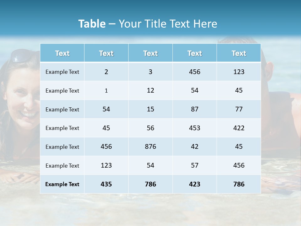 Dad Sky Child PowerPoint Template