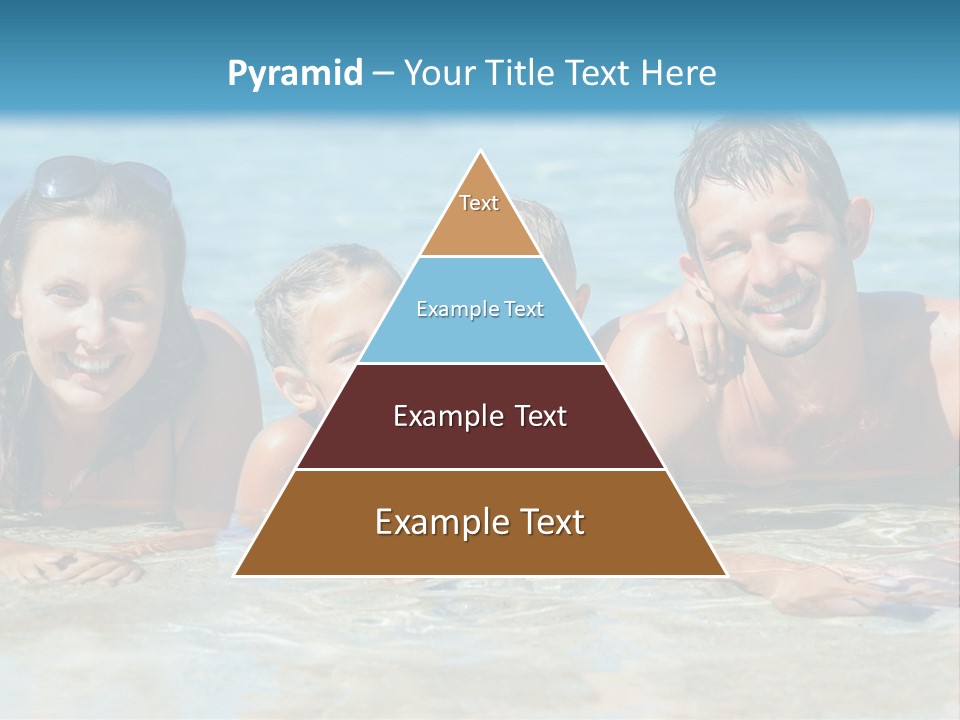 Dad Sky Child PowerPoint Template