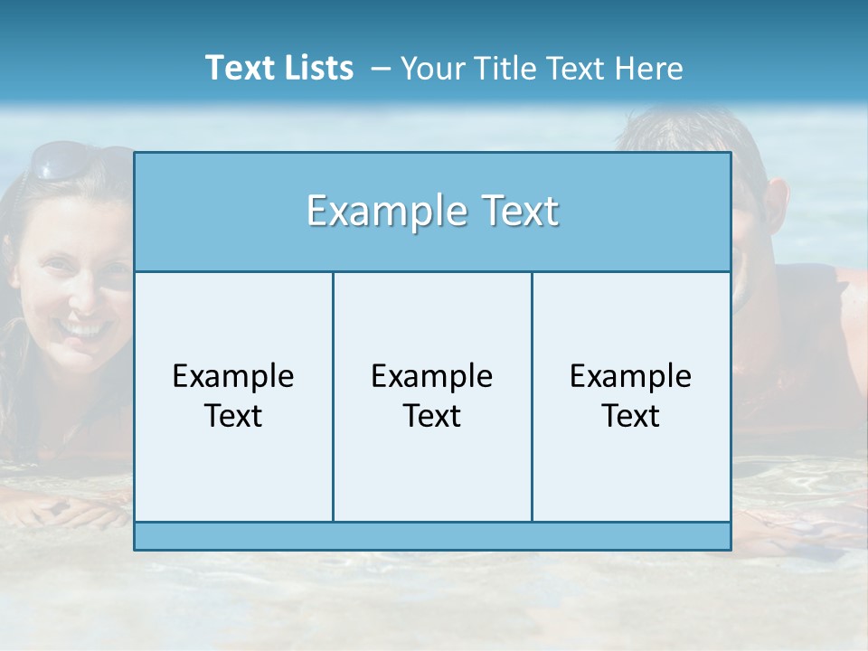 Dad Sky Child PowerPoint Template
